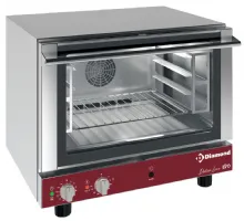 Four à convection professionnel électrique monophasé 4 niveaux 460x340 mm humidificateur manuel - cpe434-d - diamond - Diamond Promo - CPE434-D