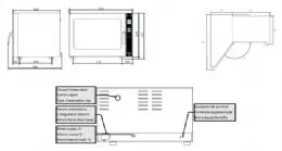 Photo 2 - Four professionnel à convection manuel 6 niveaux 600x400 triphasé - 0l0664m - vesta - Vesta - 0L0664M