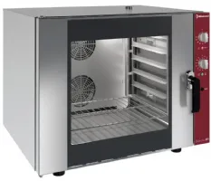 Four à convection professionnel électrique triphasé 6 niveaux 600x400 mm humidificateur manuel - cpe664-bg - diamond - Diamond Promo - CPE664-BG