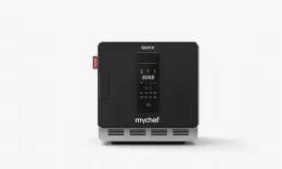 Four à cuisson électrique avec filtre catalytique + commandes électronique compact noir monophasé - Mychef - QE11FN1D