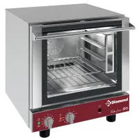Four à convection professionnel électrique monophasé 4 niveaux gn 2/3 humidificateur manuel - cge23-l - diamond - Diamond Promo - CGE23-L