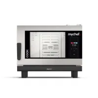 Four mixte électrique à injection double 4 gn 1/1 droite triphasé - Mychef - CCE4100D