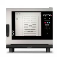 Four mixte électrique à injection double 6 gn 1/1 droite triphasé - Mychef - CCE6100D