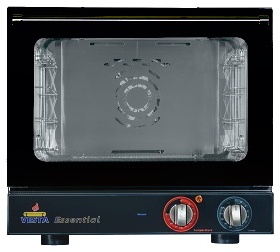 Four à convection professionnel monophasé 3 niveaux commandes manuelles 330x430 mm - 0E0343M - Vesta