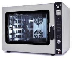 Four professionnel à convection numérique triphasé 6 niveaux 600x400 - 0L0664E - Vesta