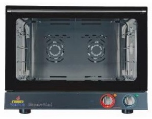 Four professionnel à convection vapeur 4 niveaux 600x400 manuel triphasé - 0N0464M_H - Vesta