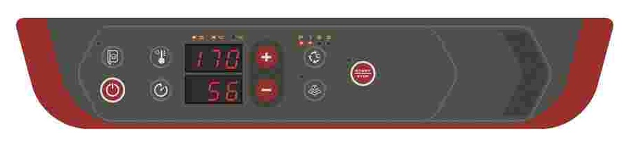 Four professionnel monophasé commandes numériques auto-nettoyant GN2/3 - B043DIHAER - Venix en cuisine professionnelle