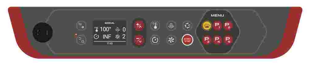 Four professionnel monophasé commandes numériques auto-nettoyant GN2/3 - B043LVHAER - Venix en cuisine professionnelle
