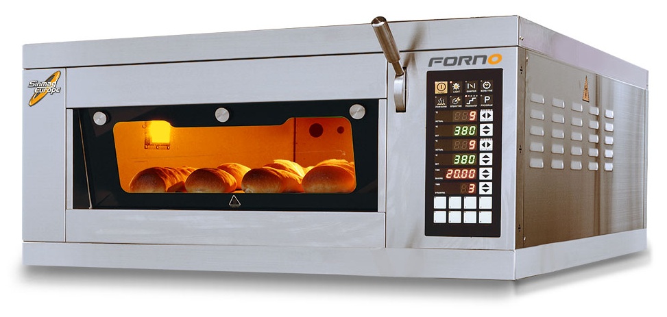 Four à sole modulaire professionnel triphasé 1 niveau commande digitale - FORNO 246-1 - Sinmag