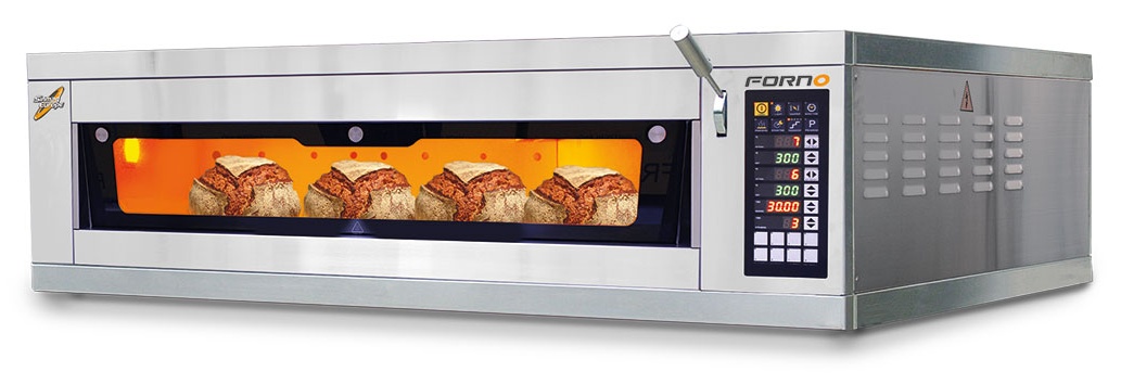 Four à sole modulaire professionnel triphasé 1 niveau commande digitale - FORNO 446-1 - Sinmag