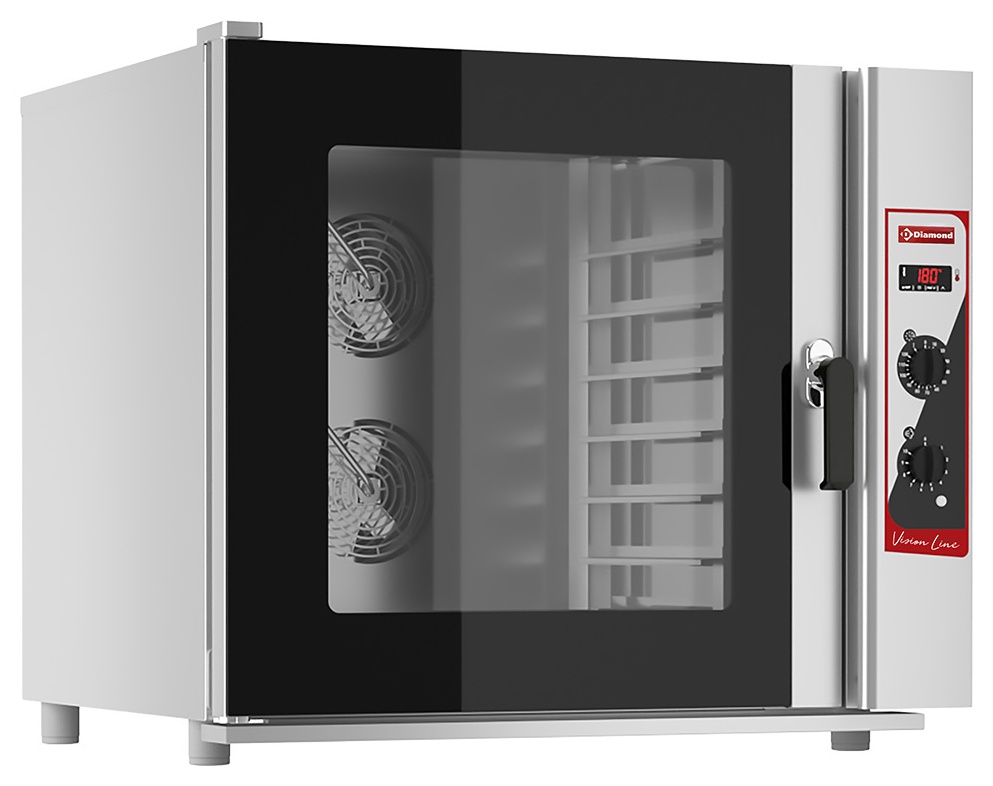 Four professionnel électrique 10 niveaux 600x400 mm avec auto-nettoyage - FPE-6/EM - Diamond
