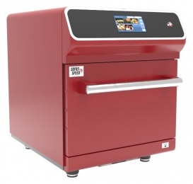 Four professionnel à cuisson ultra-rapide rouge commandes mécaniques 17 L - SOFRASPEED-RED - Sofraca