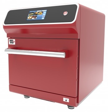 Four professionnel à cuisson ultra-rapide rouge commandes mécaniques 17 L - SOFRASPEED-RED - Sofraca en cuisine professionnelle