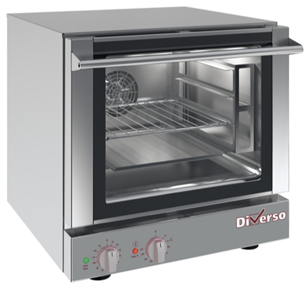 Four à convection professionnel électrique 4 niveaux GN 2/3 commandes mécaniques - WR-G023-1D - Diamond